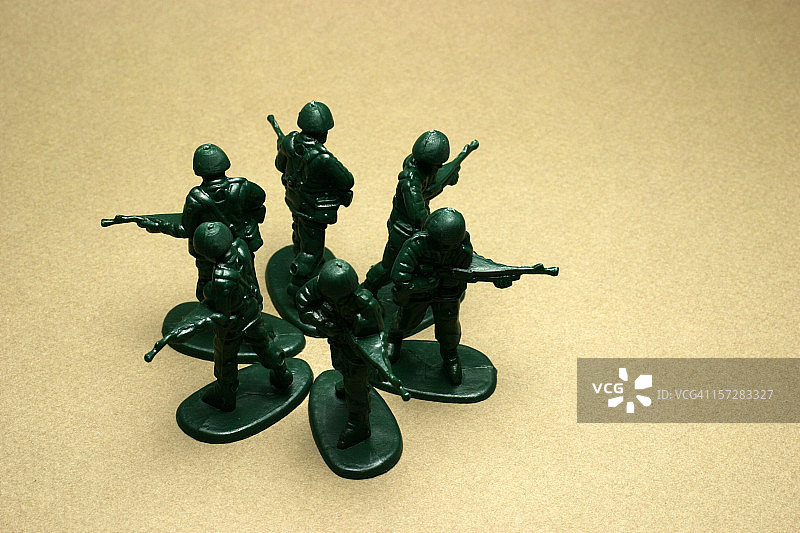 玩具士兵编队图片素材