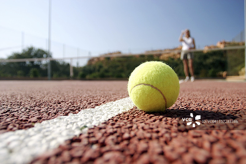 网球休息时间图片素材