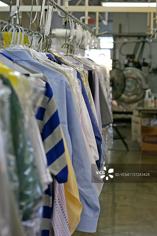 干洗过的衣服3图片素材