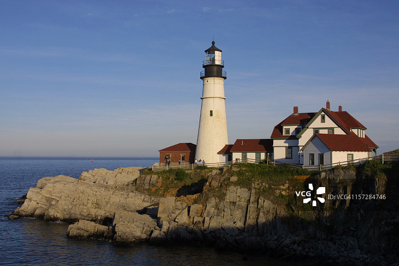 缅因州波特兰岬灯塔图片素材