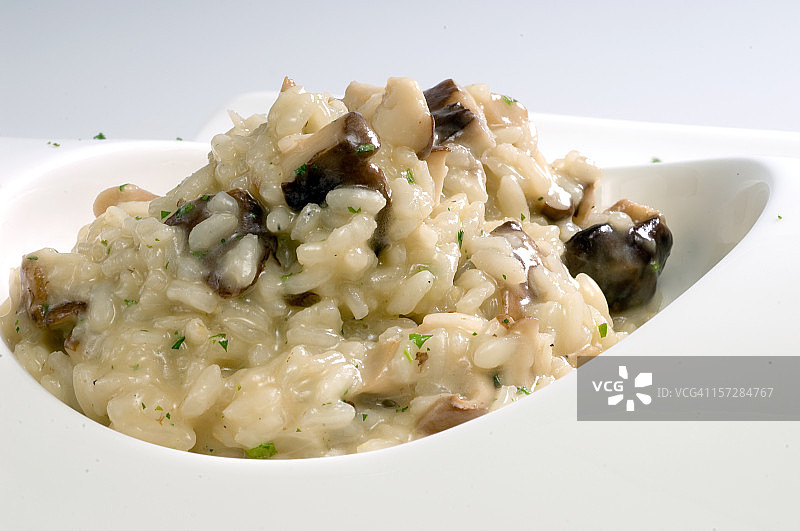 蘑菇烩饭图片素材