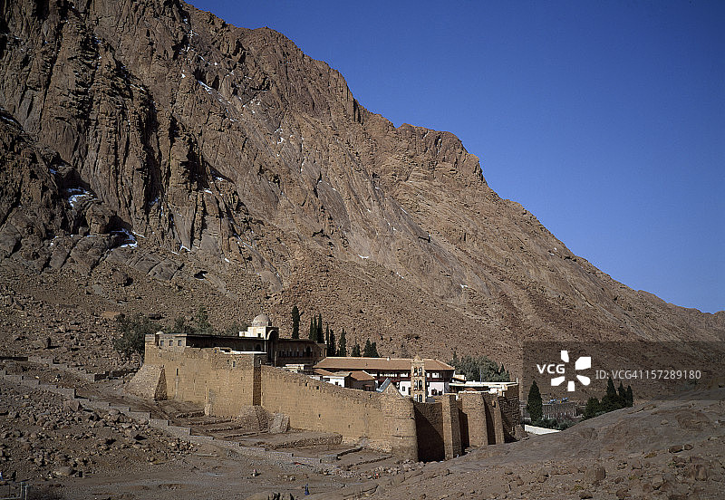 埃及西奈半岛的圣卡瑟琳修道院图片素材