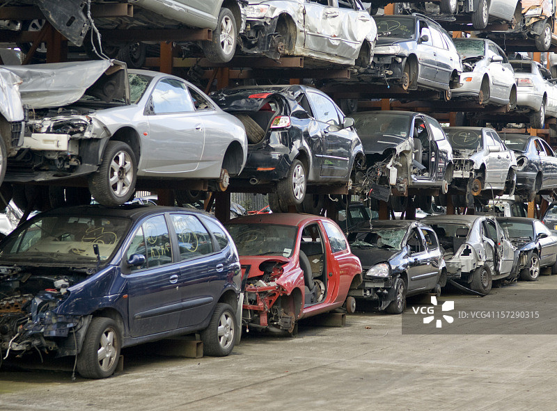 报废车辆图片素材