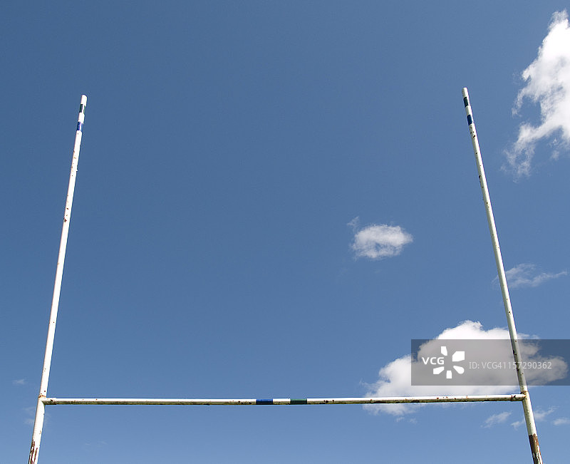 橄榄球球门柱图片素材