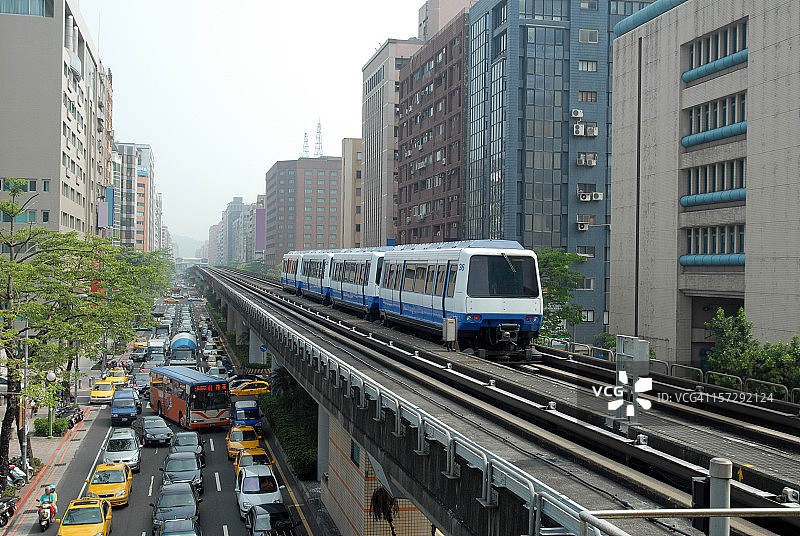 高架轻轨图片素材