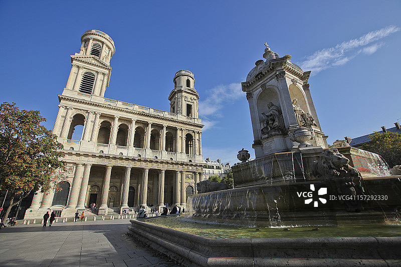 圣叙尔皮斯教堂图片素材