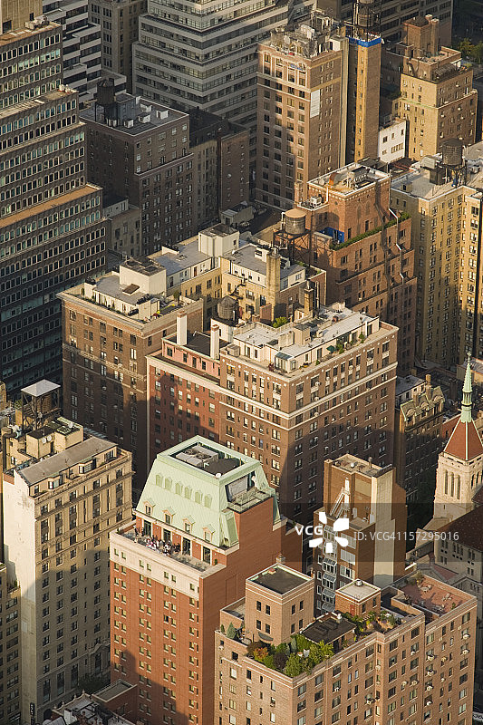 从帝国大厦俯瞰纽约图片素材