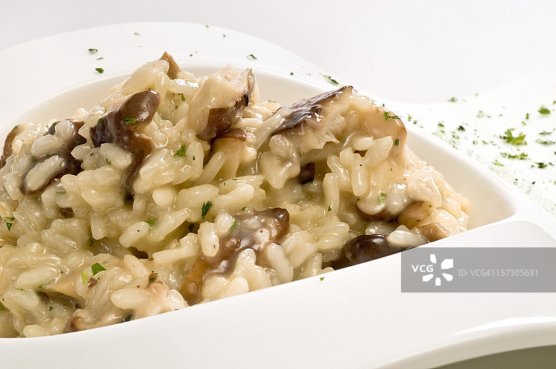 蘑菇烩饭图片素材