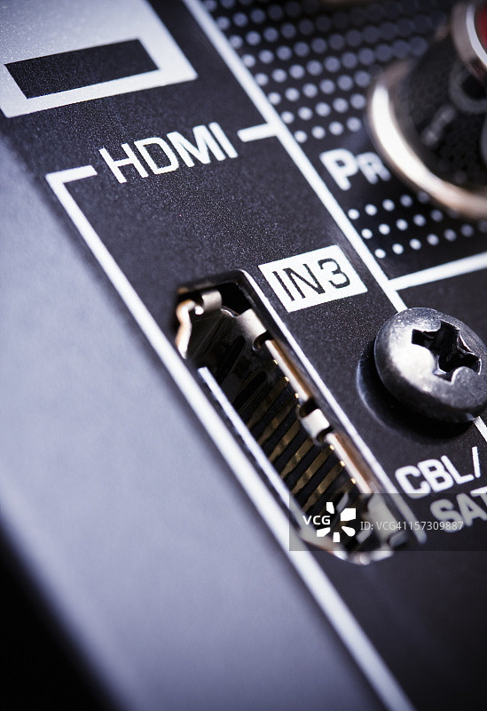 HDMI AV接收器连接器图片素材
