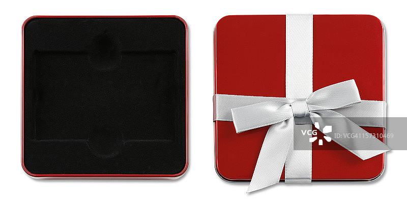 带剪切路径的礼品盒图片素材