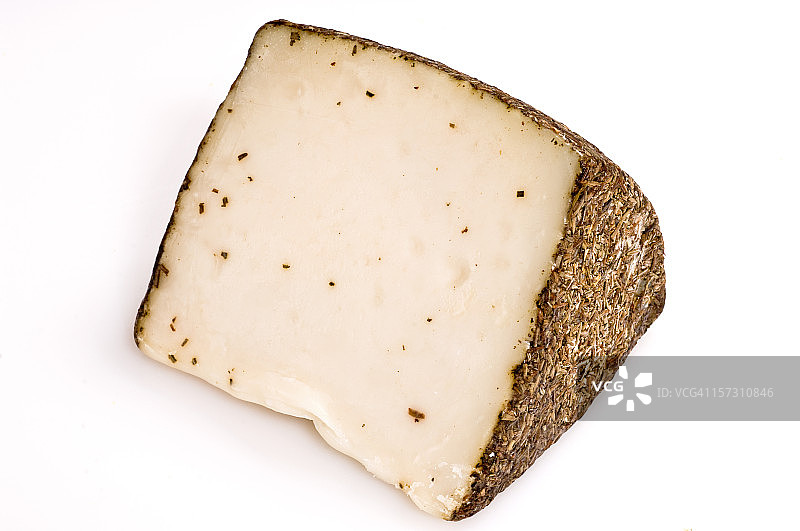大块曼彻格奶酪切片图片素材