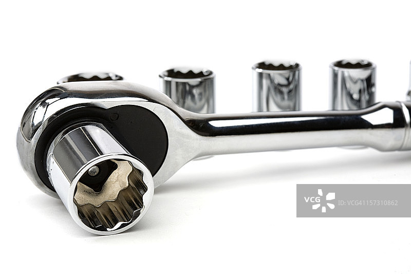 套筒扳手套装图片素材