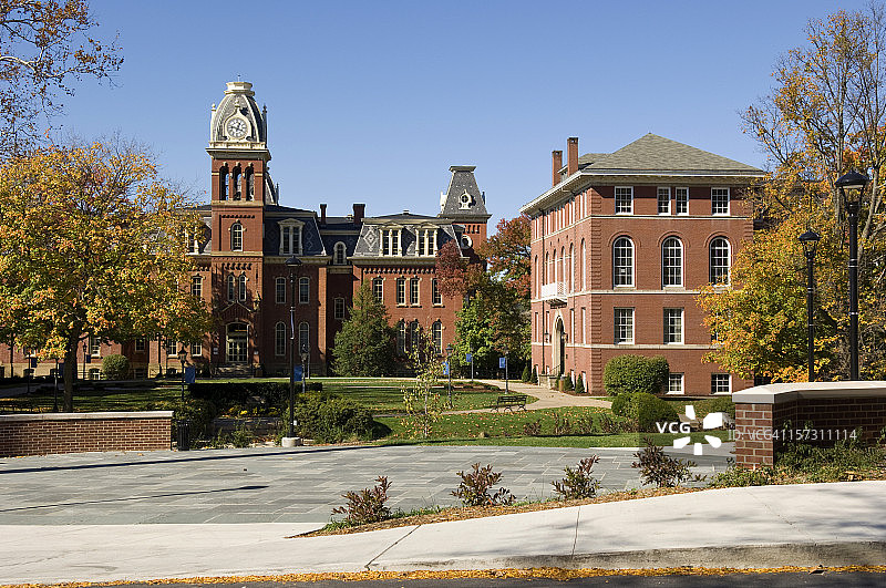 西弗吉尼亚大学主校区入口图片素材