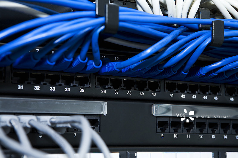 网线与集线器图片素材