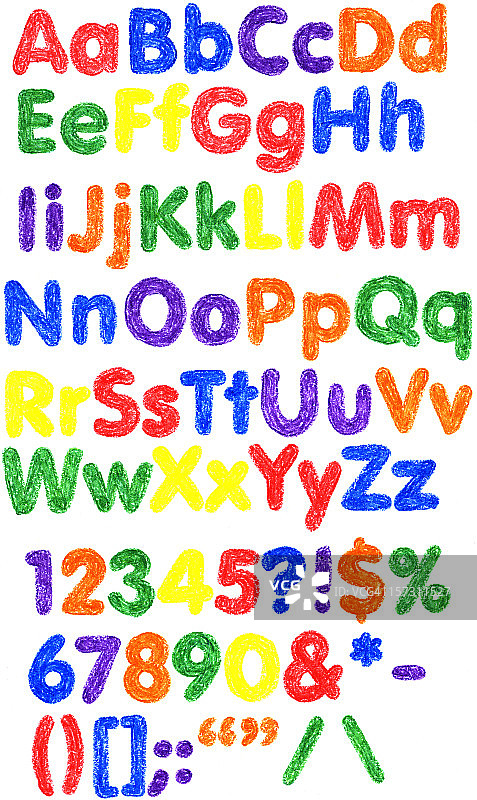 Xxl字母铅笔图片素材