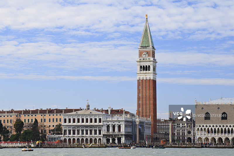 威尼斯天际线图片素材