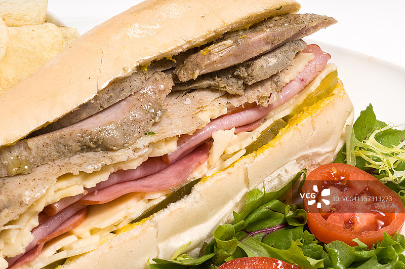 古巴三明治图片素材