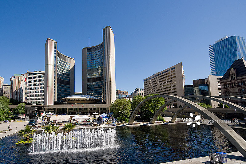多伦多内森·菲利普斯广场图片素材