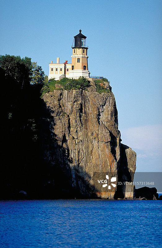 劈石灯塔图片素材