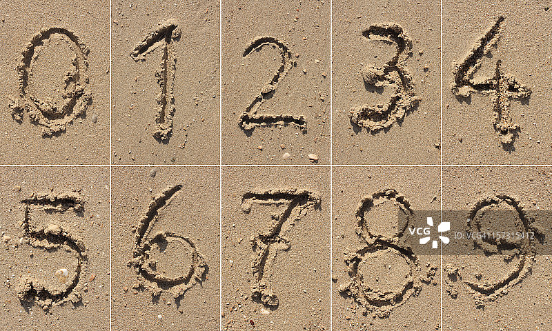 沙子字母XXXL图片素材