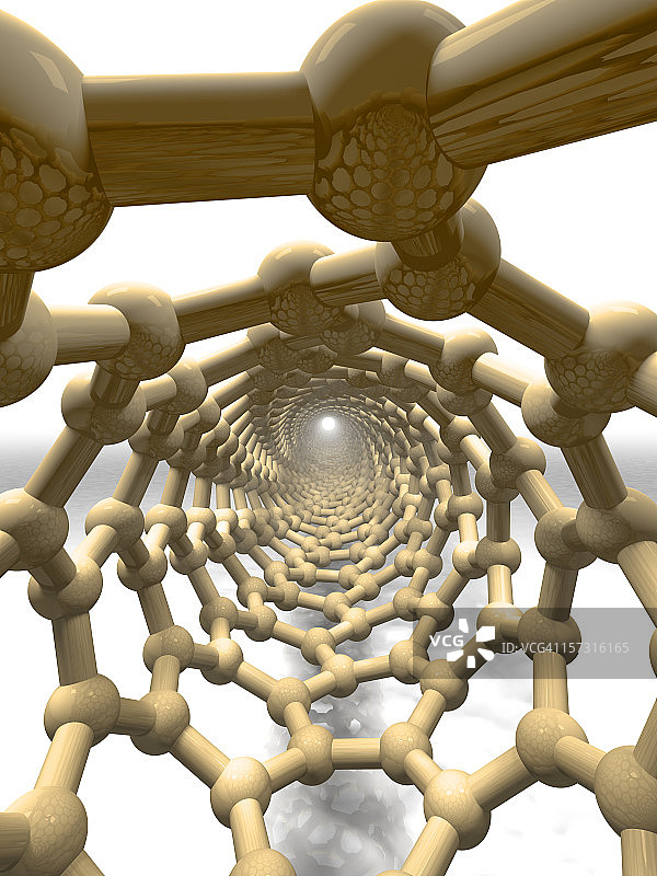 碳纳米管内部图片素材