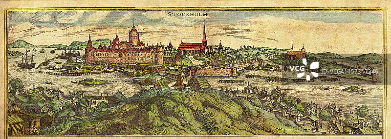 斯德哥尔摩古董景观图片素材