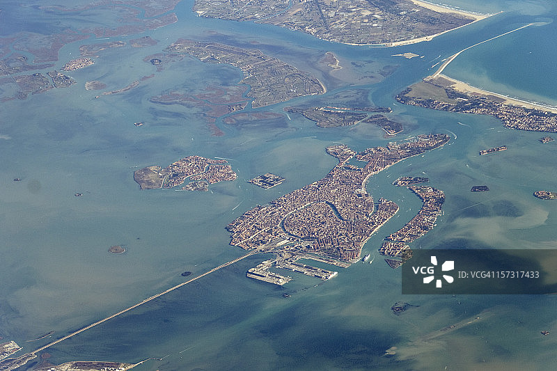 威尼斯高空景观图片素材