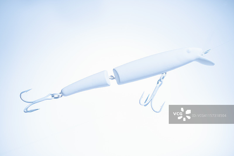 白色鱼饵图片素材