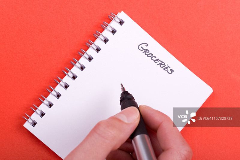 购物清单图片素材