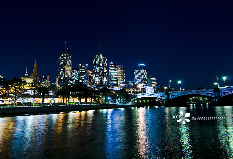 墨尔本市中心图片素材