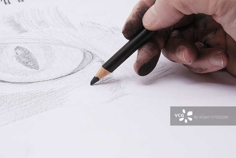 素描艺术家图片素材