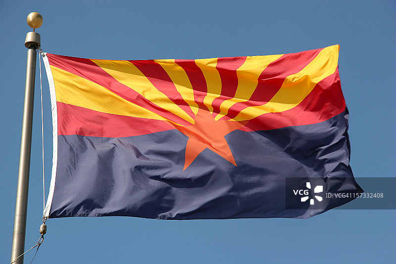 亚利桑那州州旗图片素材