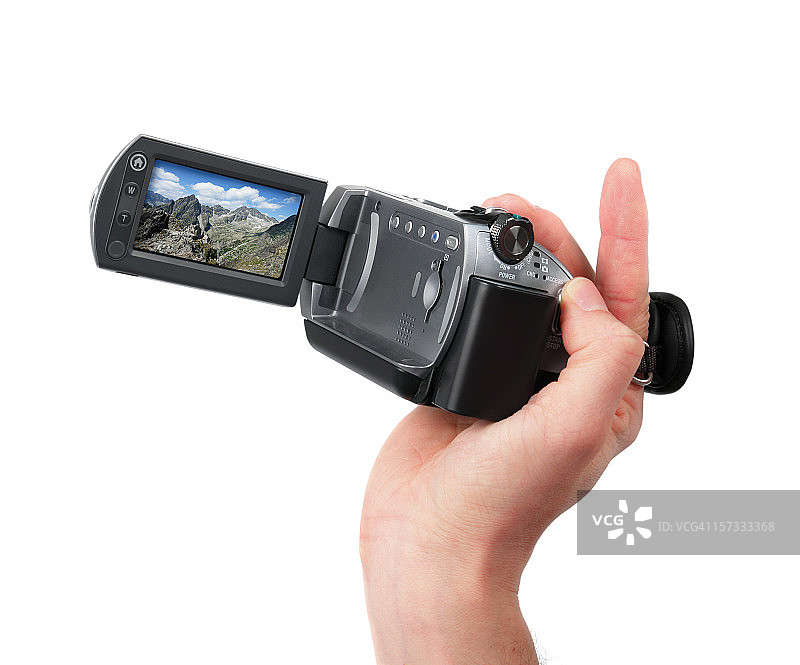 用数码相机拍摄影片图片素材