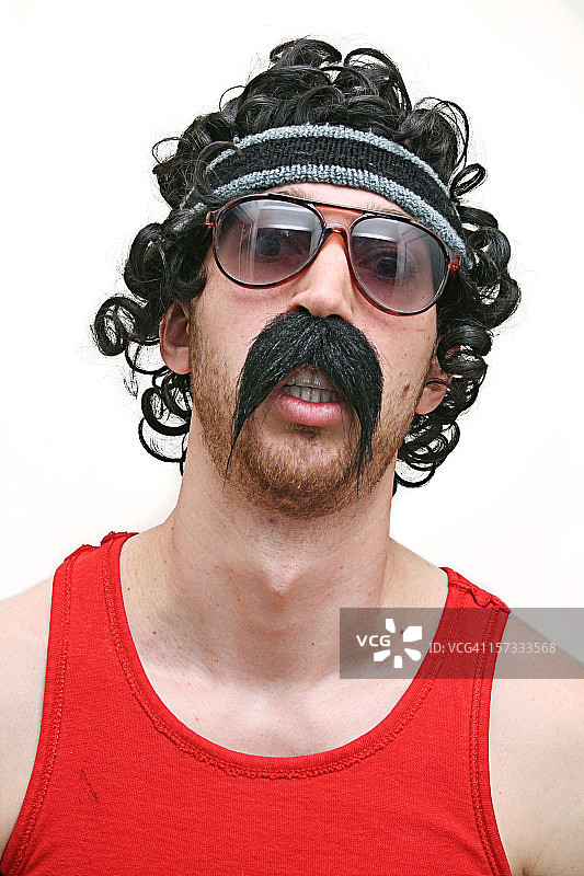 1980年代的疯狂骑行者图片素材