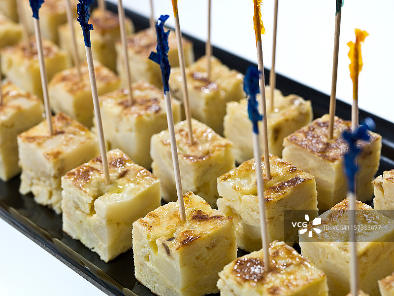 西班牙煎蛋卷小吃图片素材