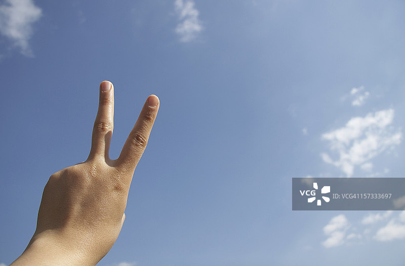 胜利手势图片素材