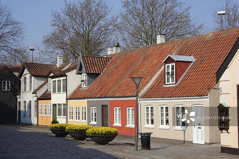 诗人汉斯·克里斯汀·安徒生的家乡欧登塞图片素材