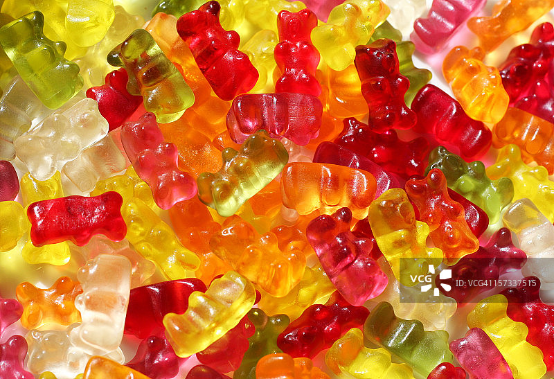 小熊软糖背景图片素材