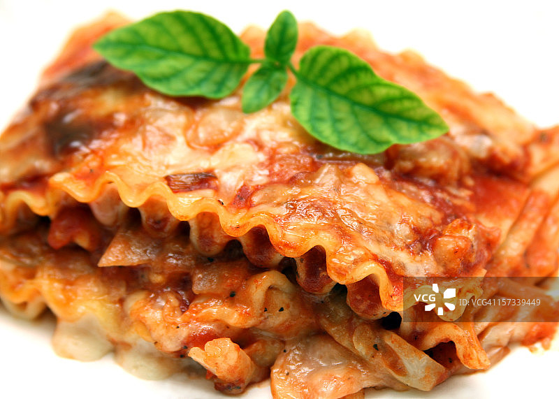 素食意式千层面图片素材