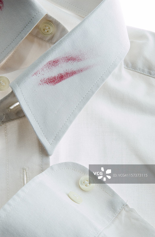 白领上的口红图片素材