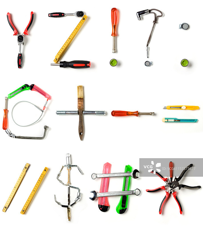 XXL家居装饰字母图片素材