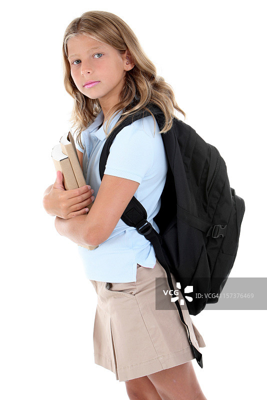 金发女孩图片素材