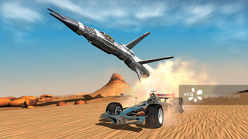 沙漠竞速图片素材