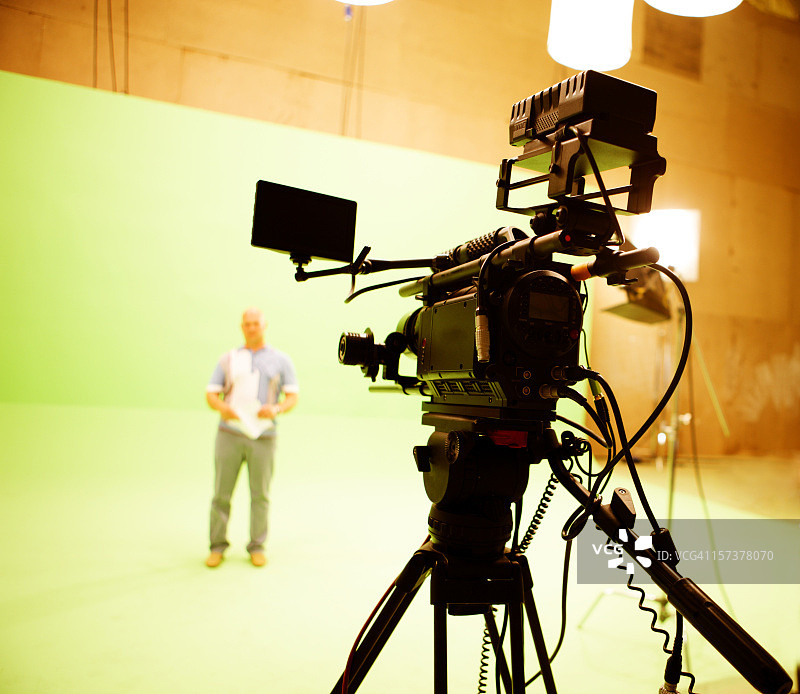 在色键上拍摄图片素材