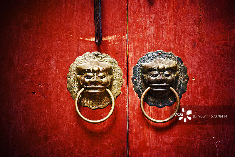 古老的门环图片素材