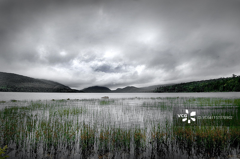 阿卡迪亚国家公园的老鹰湖图片素材