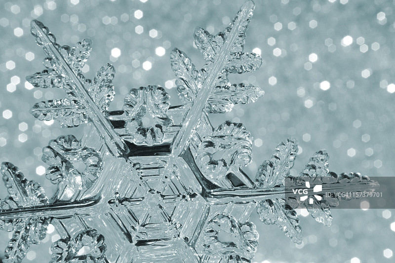 着色雪花图片素材