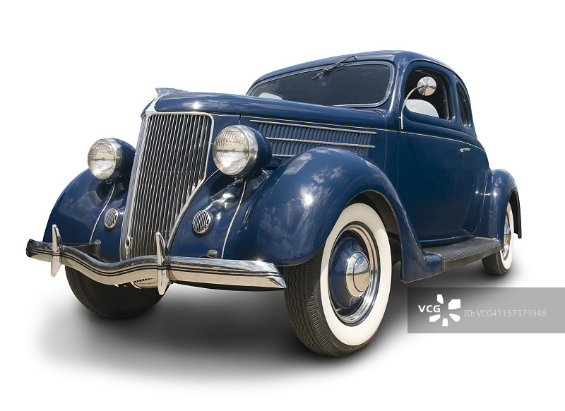 早期福特双门轿跑车图片素材