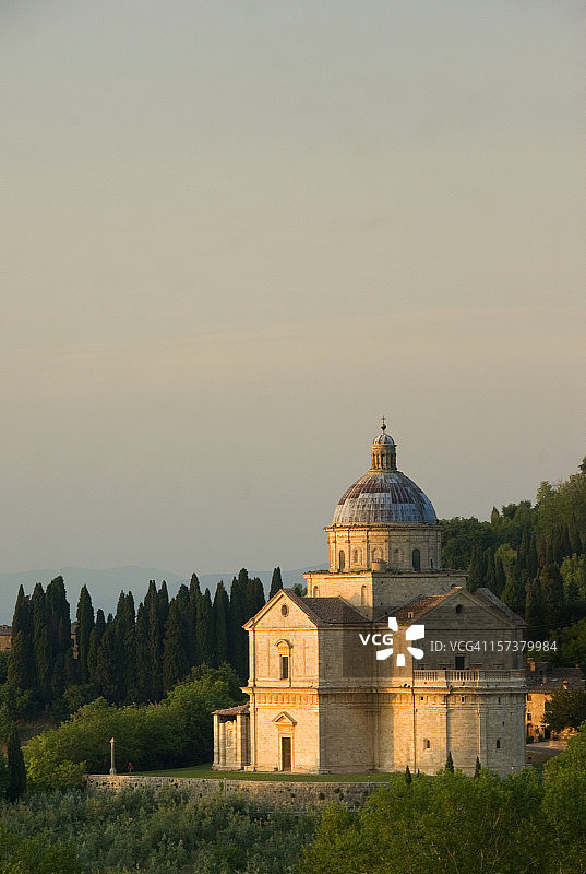 托斯卡纳小教堂图片素材