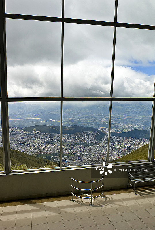 基多上空景色图片素材